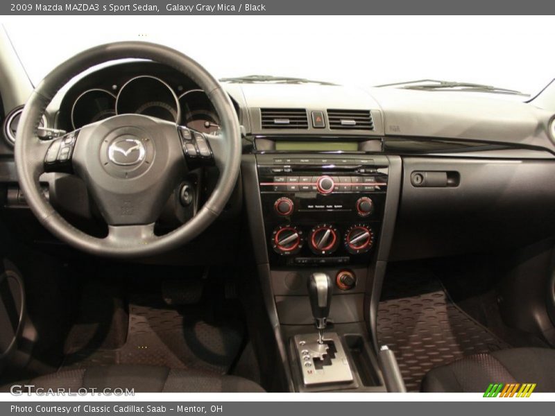 Dashboard of 2009 MAZDA3 s Sport Sedan