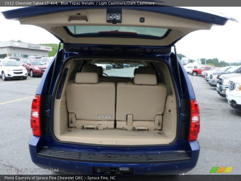 Blue Topaz Metallic / Light Cashmere/Dark Cashmere 2012 Chevrolet Tahoe LT 4x4