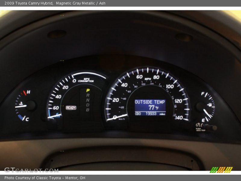 Magnetic Gray Metallic / Ash 2009 Toyota Camry Hybrid
