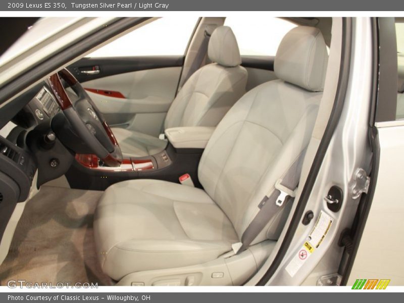 Tungsten Silver Pearl / Light Gray 2009 Lexus ES 350