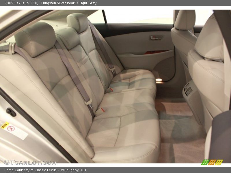 Tungsten Silver Pearl / Light Gray 2009 Lexus ES 350