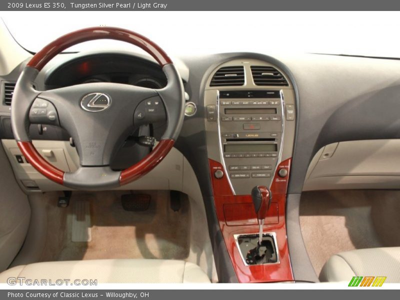 Tungsten Silver Pearl / Light Gray 2009 Lexus ES 350