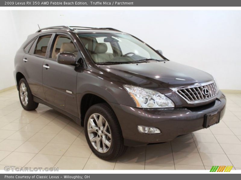 Truffle Mica / Parchment 2009 Lexus RX 350 AWD Pebble Beach Edition
