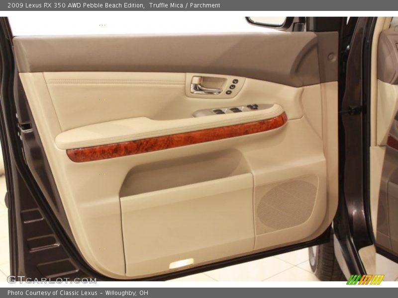 Door Panel of 2009 RX 350 AWD Pebble Beach Edition