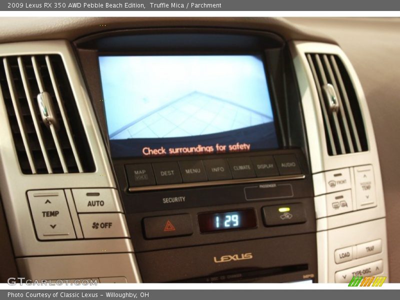 Truffle Mica / Parchment 2009 Lexus RX 350 AWD Pebble Beach Edition