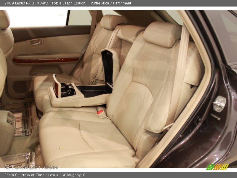 Rear Seat of 2009 RX 350 AWD Pebble Beach Edition