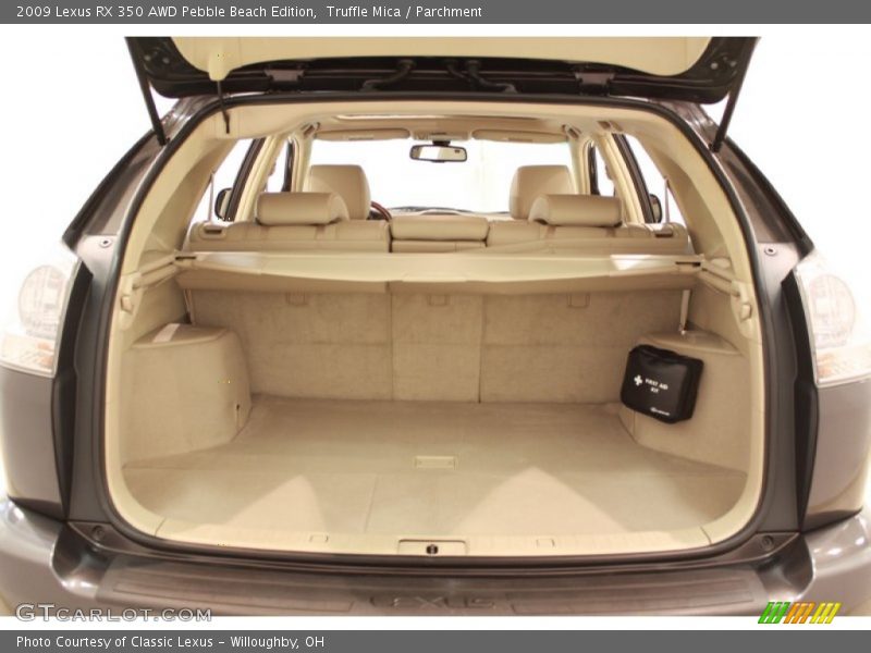  2009 RX 350 AWD Pebble Beach Edition Trunk