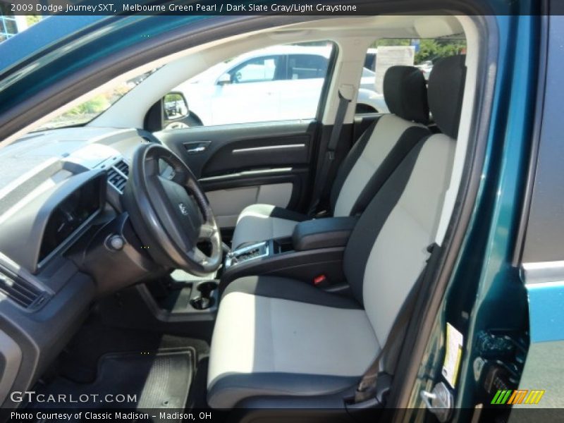 Melbourne Green Pearl / Dark Slate Gray/Light Graystone 2009 Dodge Journey SXT