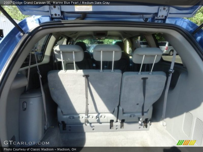 Marine Blue Pearl / Medium Slate Gray 2007 Dodge Grand Caravan SE
