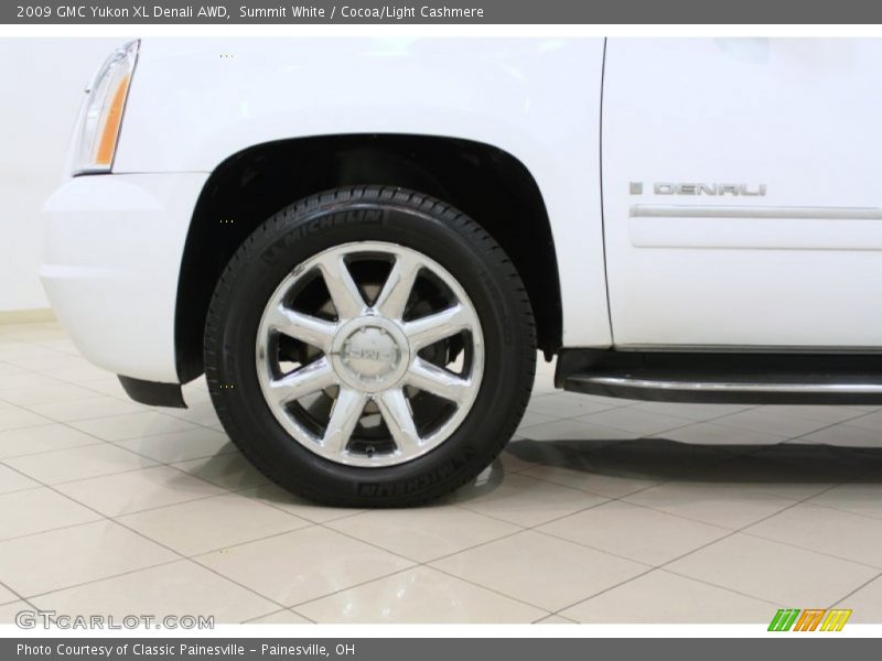 Summit White / Cocoa/Light Cashmere 2009 GMC Yukon XL Denali AWD