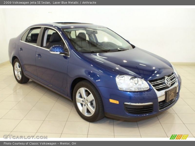 Laser Blue Metallic / Anthracite 2009 Volkswagen Jetta SE Sedan