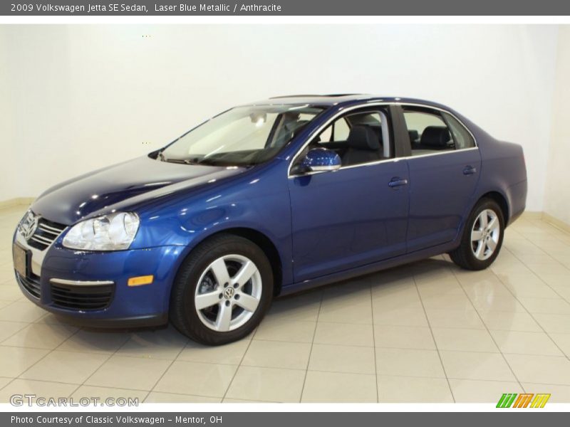Laser Blue Metallic / Anthracite 2009 Volkswagen Jetta SE Sedan