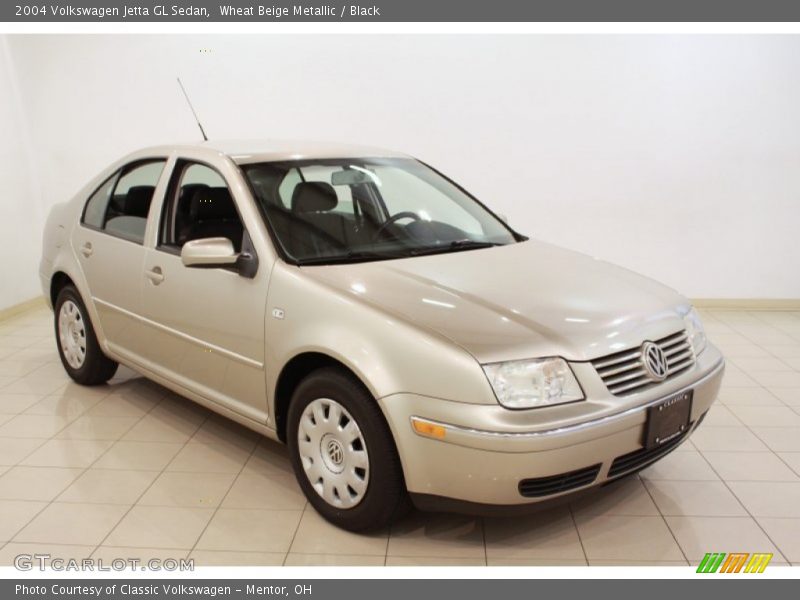 Wheat Beige Metallic / Black 2004 Volkswagen Jetta GL Sedan