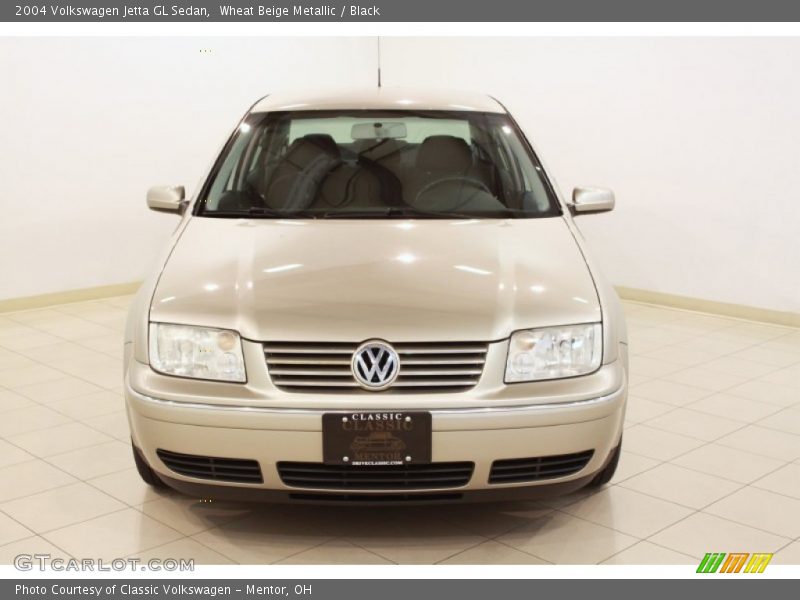 Wheat Beige Metallic / Black 2004 Volkswagen Jetta GL Sedan
