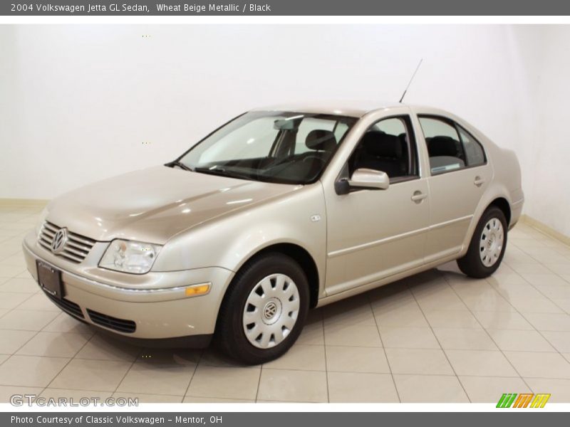 Wheat Beige Metallic / Black 2004 Volkswagen Jetta GL Sedan