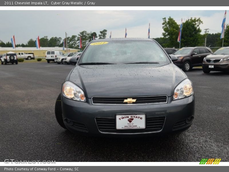 Cyber Gray Metallic / Gray 2011 Chevrolet Impala LT