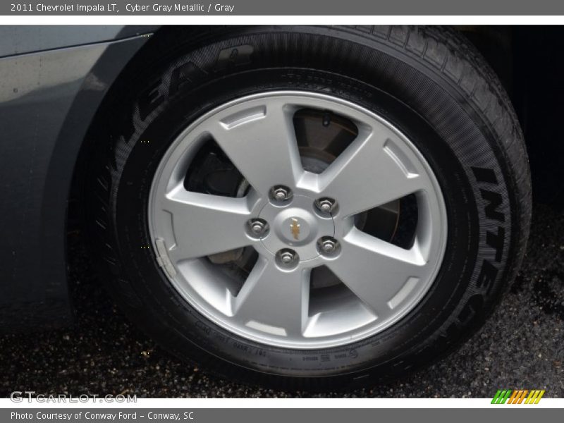 Cyber Gray Metallic / Gray 2011 Chevrolet Impala LT