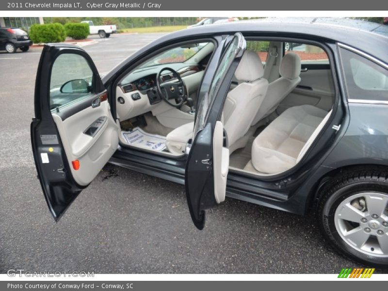 Cyber Gray Metallic / Gray 2011 Chevrolet Impala LT