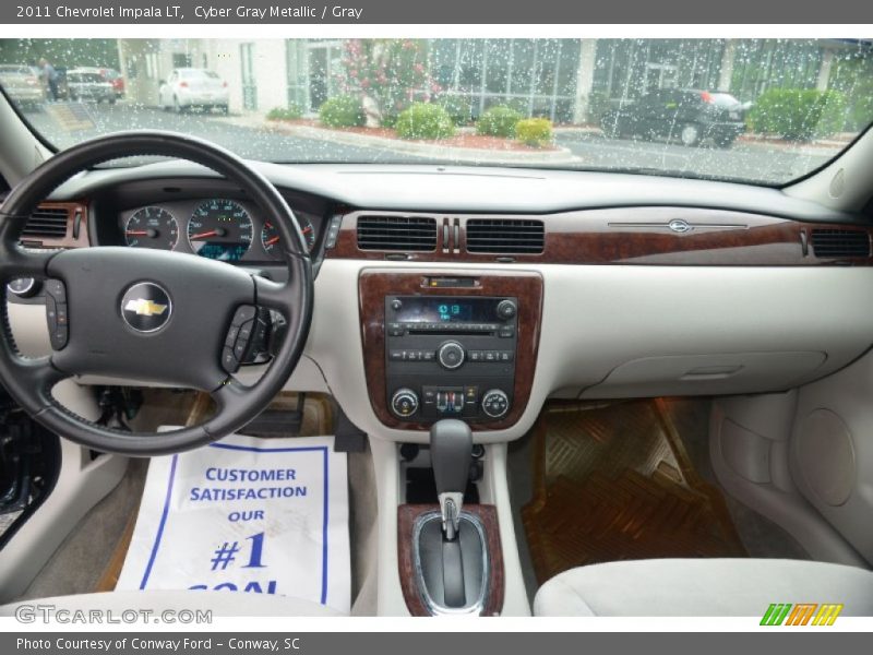 Cyber Gray Metallic / Gray 2011 Chevrolet Impala LT