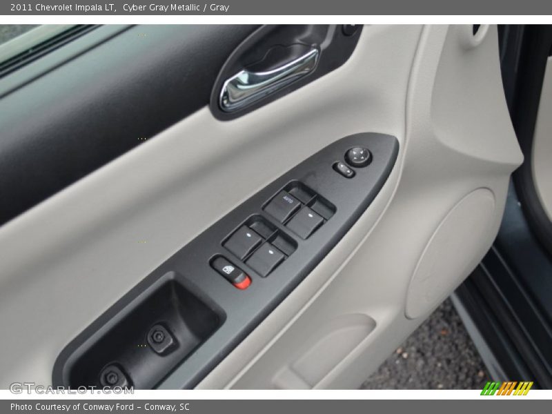 Cyber Gray Metallic / Gray 2011 Chevrolet Impala LT
