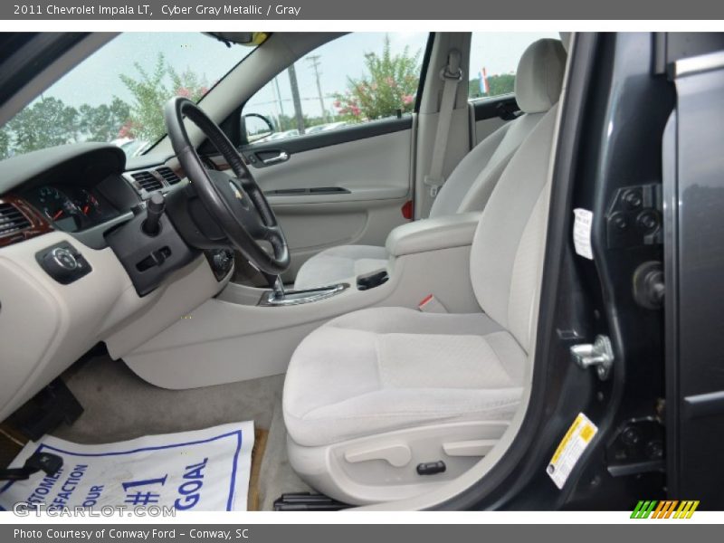 Cyber Gray Metallic / Gray 2011 Chevrolet Impala LT