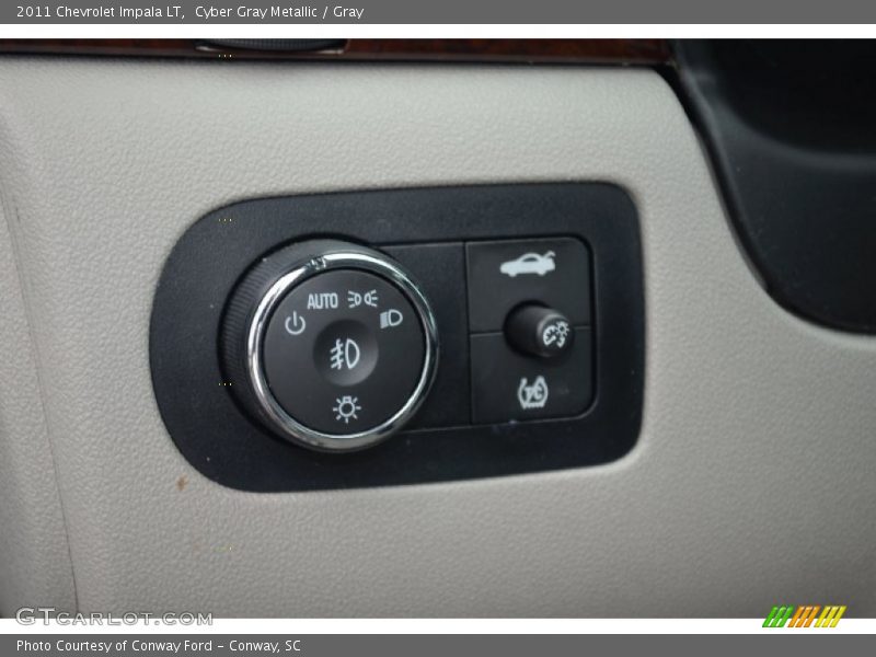 Cyber Gray Metallic / Gray 2011 Chevrolet Impala LT