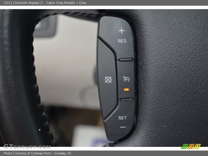 Cyber Gray Metallic / Gray 2011 Chevrolet Impala LT