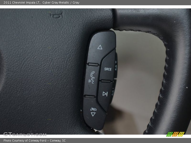 Cyber Gray Metallic / Gray 2011 Chevrolet Impala LT