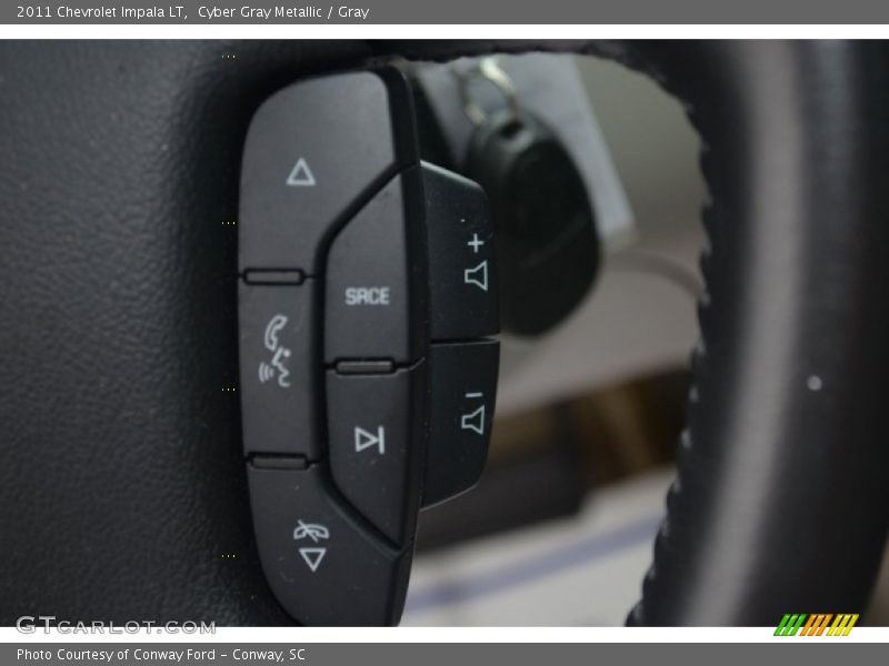 Cyber Gray Metallic / Gray 2011 Chevrolet Impala LT