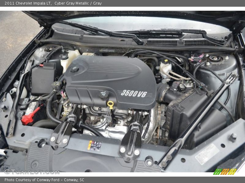 Cyber Gray Metallic / Gray 2011 Chevrolet Impala LT