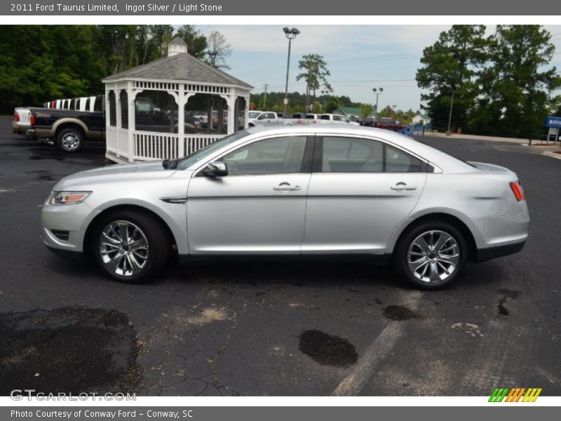 Ingot Silver / Light Stone 2011 Ford Taurus Limited