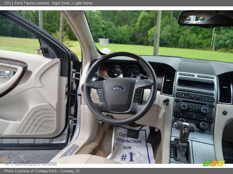 Ingot Silver / Light Stone 2011 Ford Taurus Limited