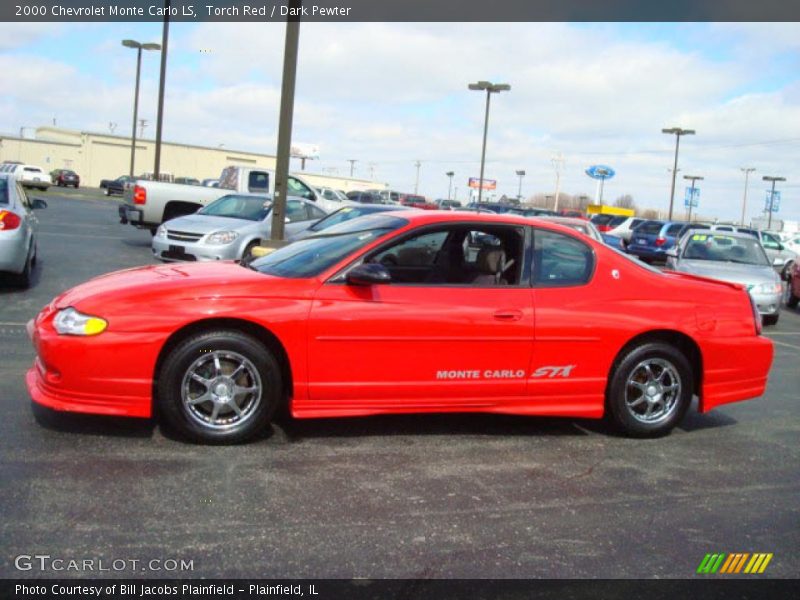 Torch Red / Dark Pewter 2000 Chevrolet Monte Carlo LS