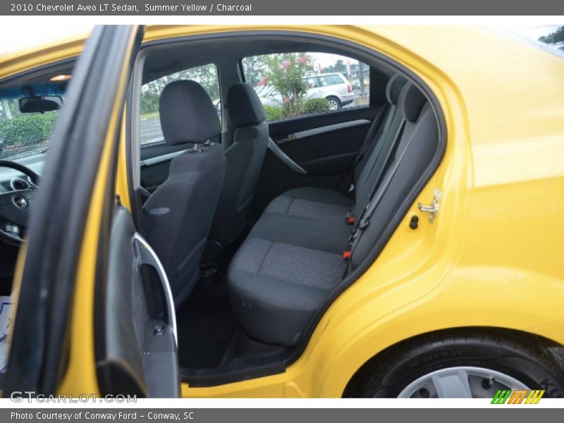 Summer Yellow / Charcoal 2010 Chevrolet Aveo LT Sedan