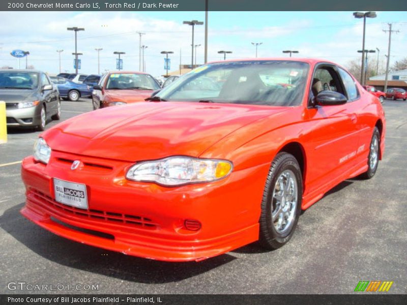 Torch Red / Dark Pewter 2000 Chevrolet Monte Carlo LS