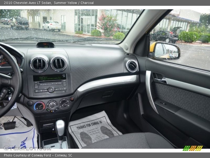 Summer Yellow / Charcoal 2010 Chevrolet Aveo LT Sedan