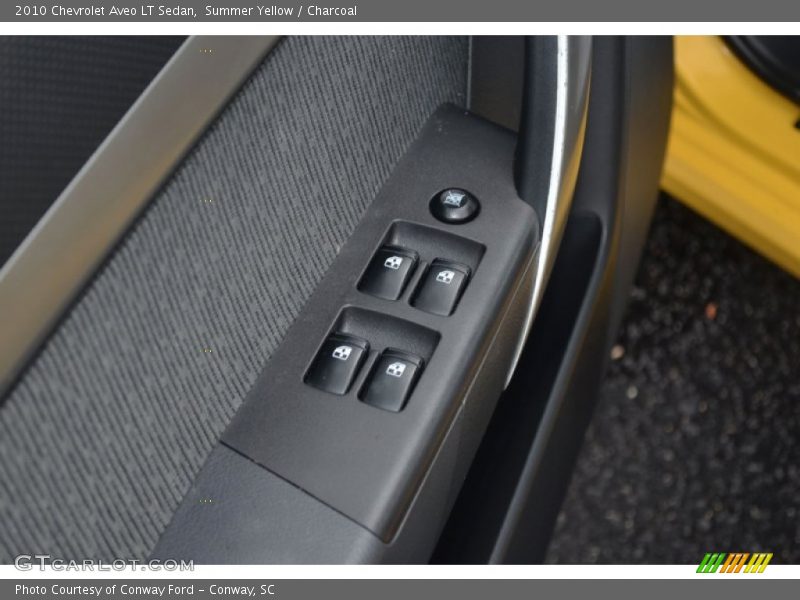 Summer Yellow / Charcoal 2010 Chevrolet Aveo LT Sedan