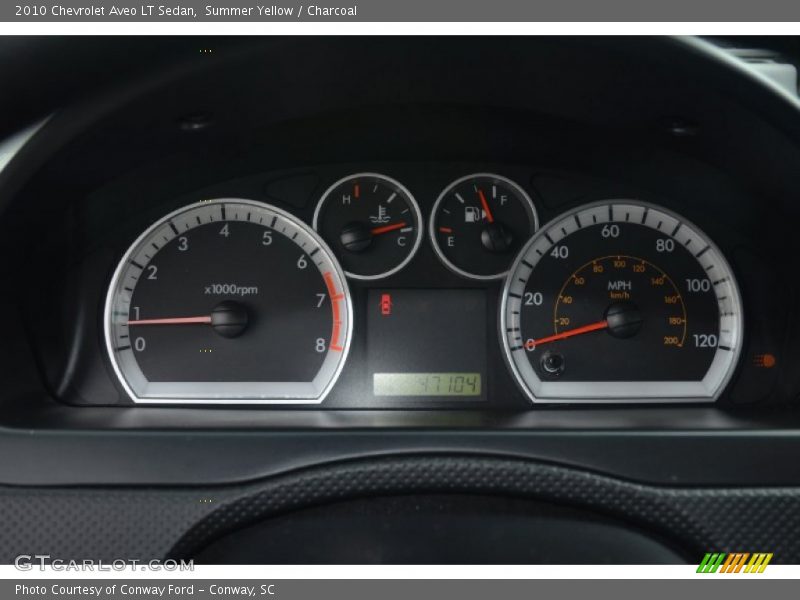  2010 Aveo LT Sedan LT Sedan Gauges