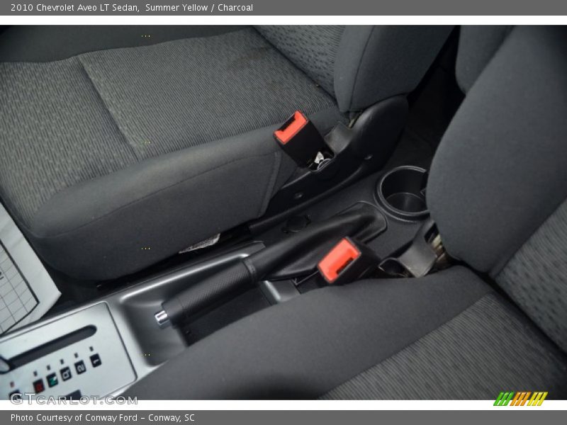 Summer Yellow / Charcoal 2010 Chevrolet Aveo LT Sedan