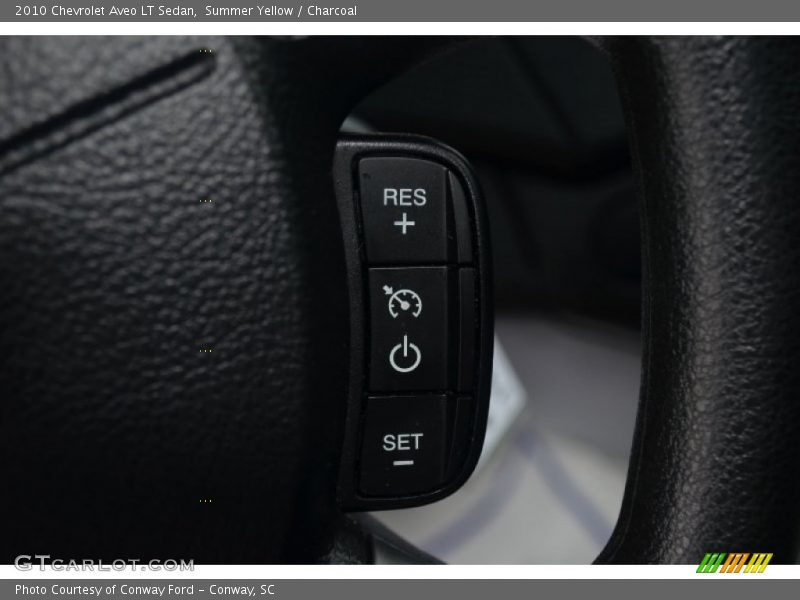 Summer Yellow / Charcoal 2010 Chevrolet Aveo LT Sedan