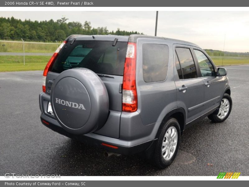 Pewter Pearl / Black 2006 Honda CR-V SE 4WD