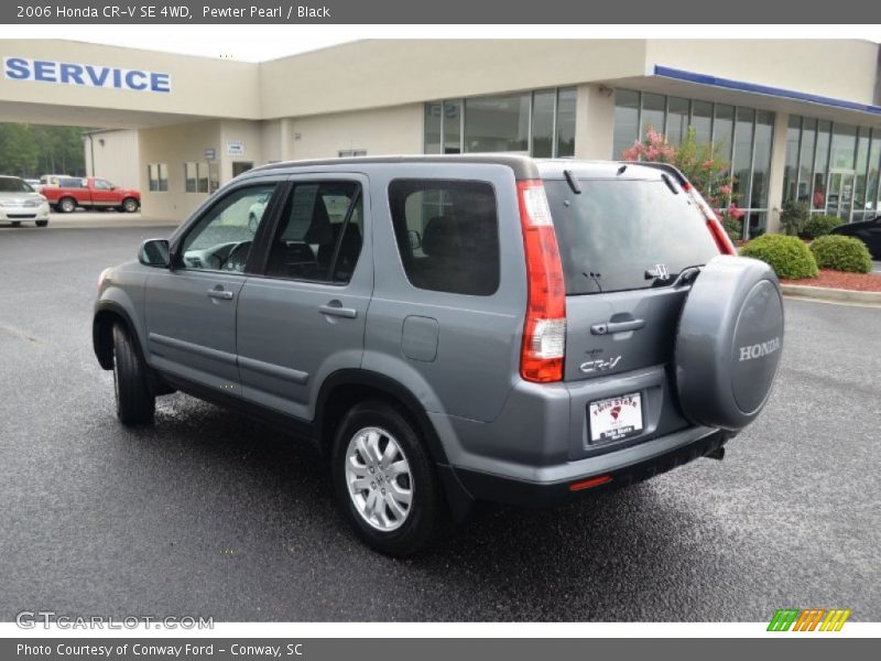 Pewter Pearl / Black 2006 Honda CR-V SE 4WD