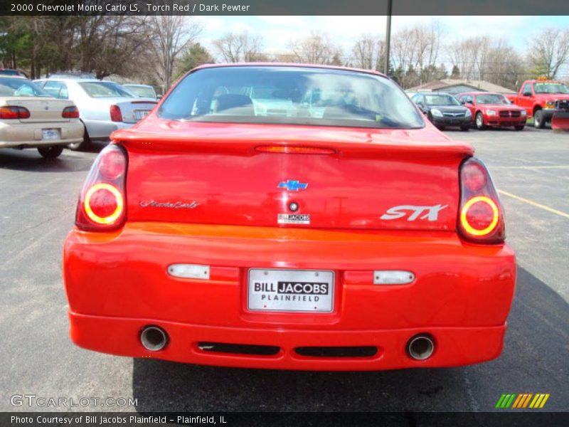 Torch Red / Dark Pewter 2000 Chevrolet Monte Carlo LS