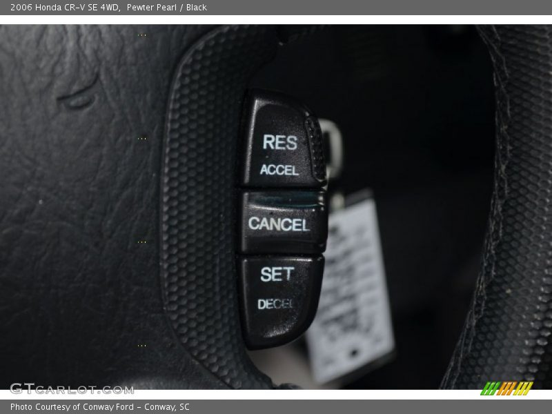 Pewter Pearl / Black 2006 Honda CR-V SE 4WD