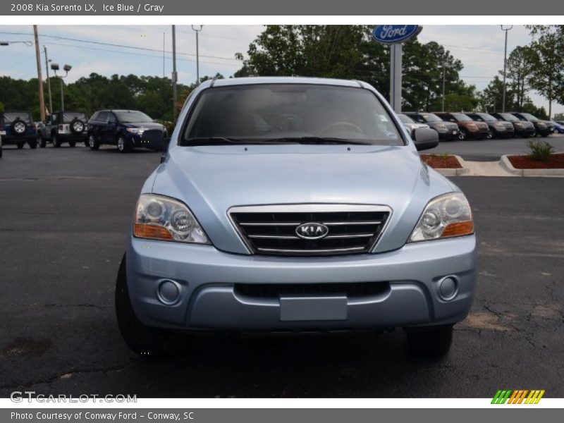 Ice Blue / Gray 2008 Kia Sorento LX