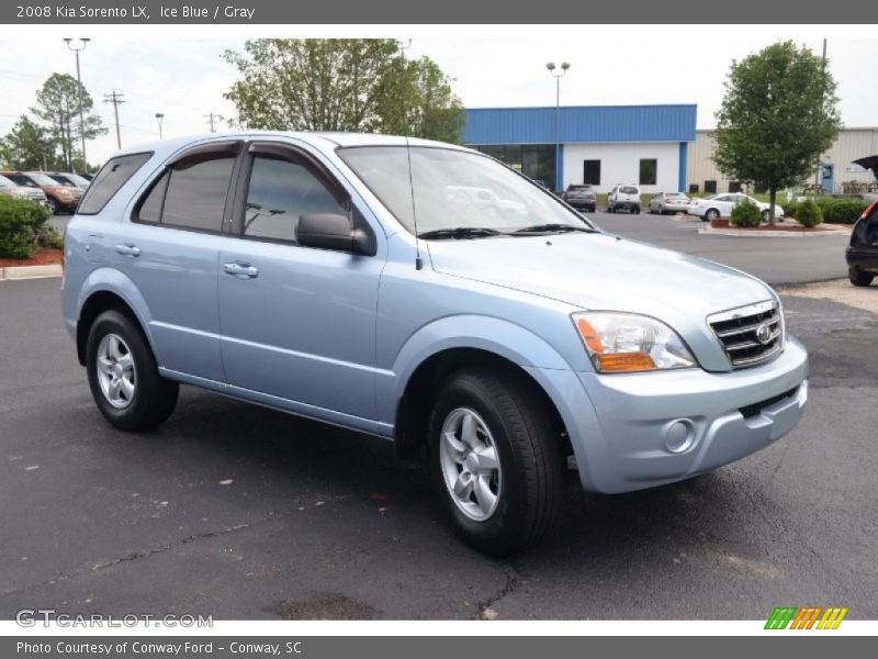 Ice Blue / Gray 2008 Kia Sorento LX
