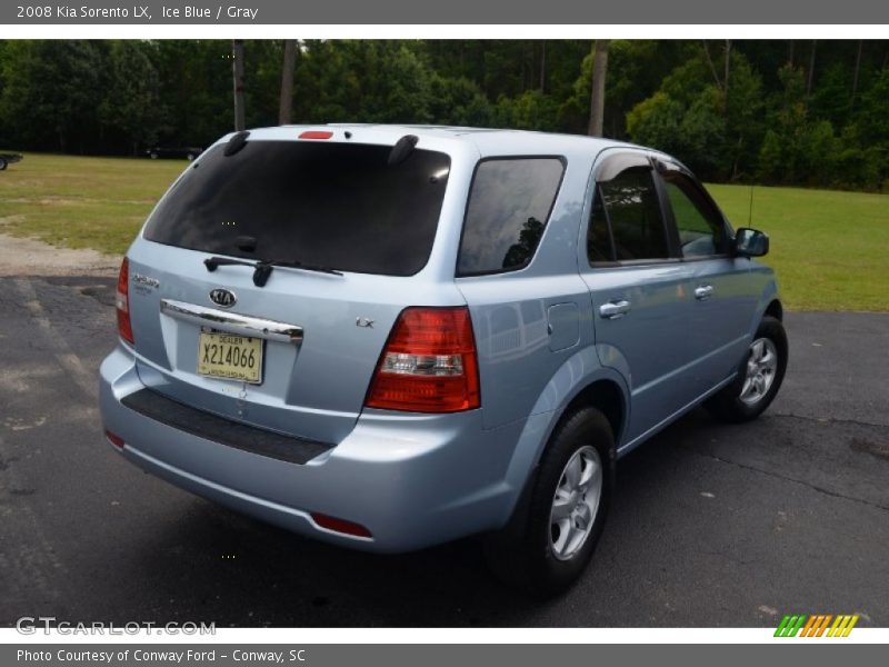 Ice Blue / Gray 2008 Kia Sorento LX