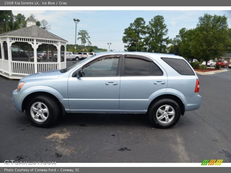 Ice Blue / Gray 2008 Kia Sorento LX