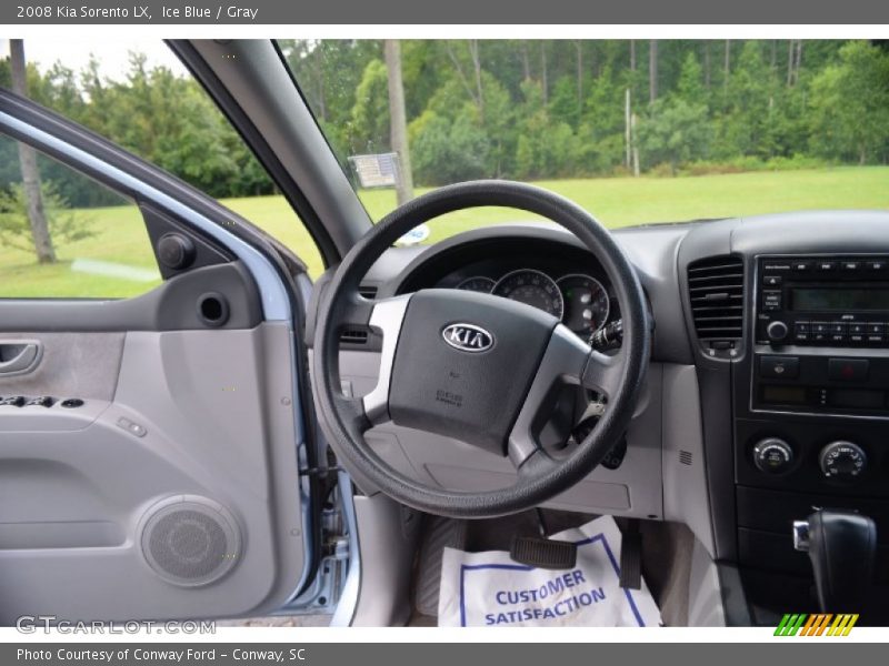 Ice Blue / Gray 2008 Kia Sorento LX