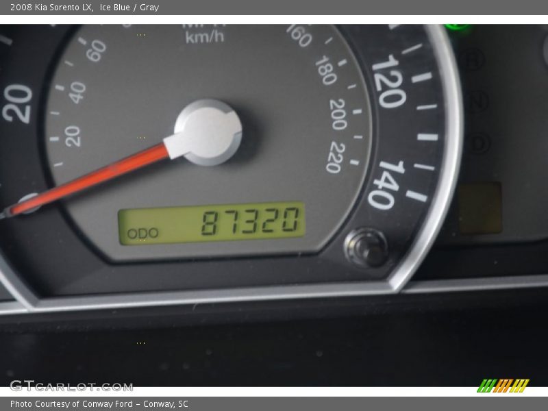 Ice Blue / Gray 2008 Kia Sorento LX